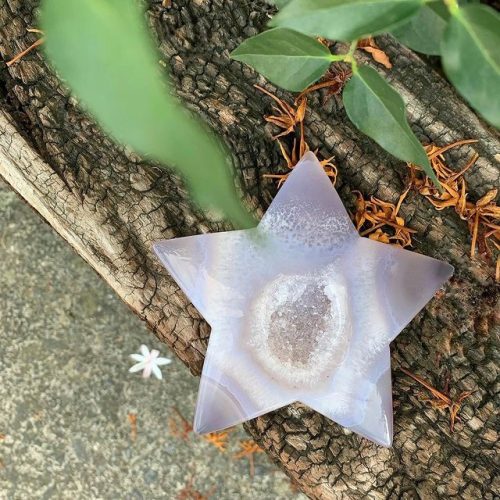 水滴晶洞 瑪瑙星星