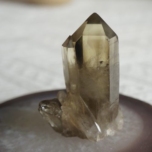 Alternative view of 透美茶黃晶簇