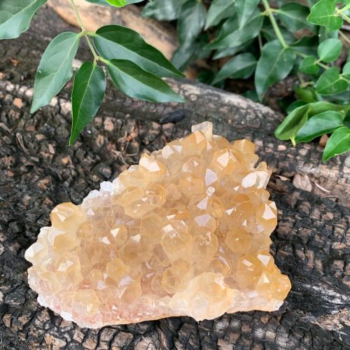 納米比亞 天然黃水晶簇