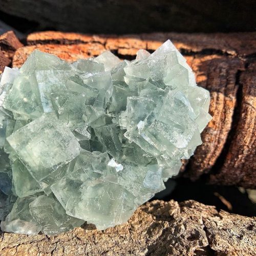 Alternative view of 清透蘋果綠 香花嶺螢石