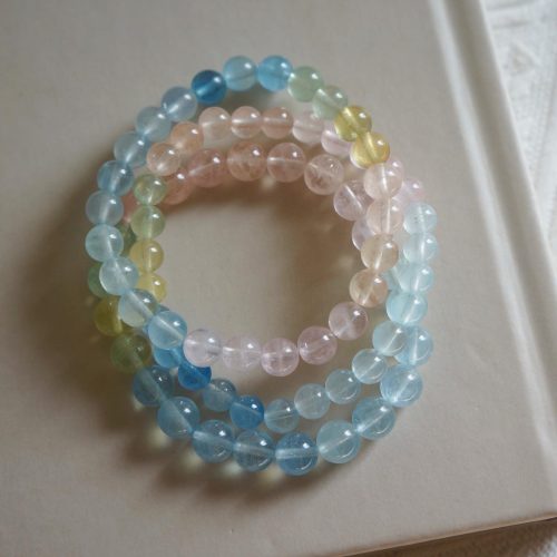 Alternative view of 可愛無敵 晶透高品摩根石手串