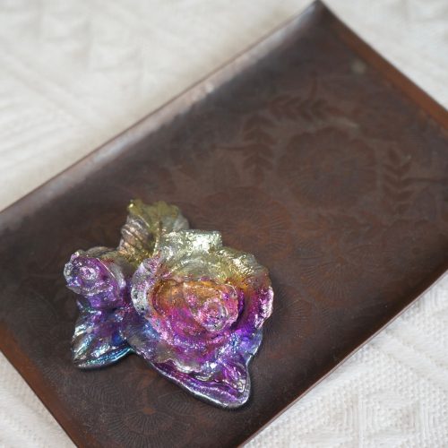 Alternative view of 玫瑰花藝術 雕刻鉍礦