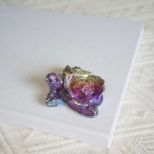 玫瑰花藝術 雕刻鉍礦