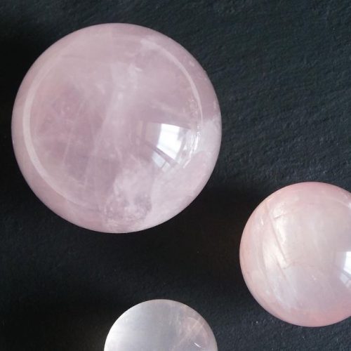 精選星光粉晶球