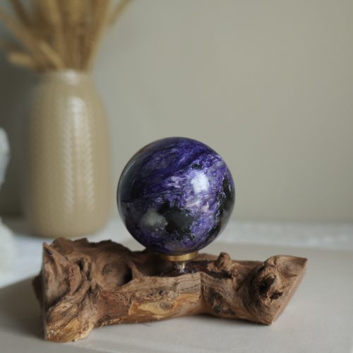 紫色夢幻 深紫高品質紫龍晶球