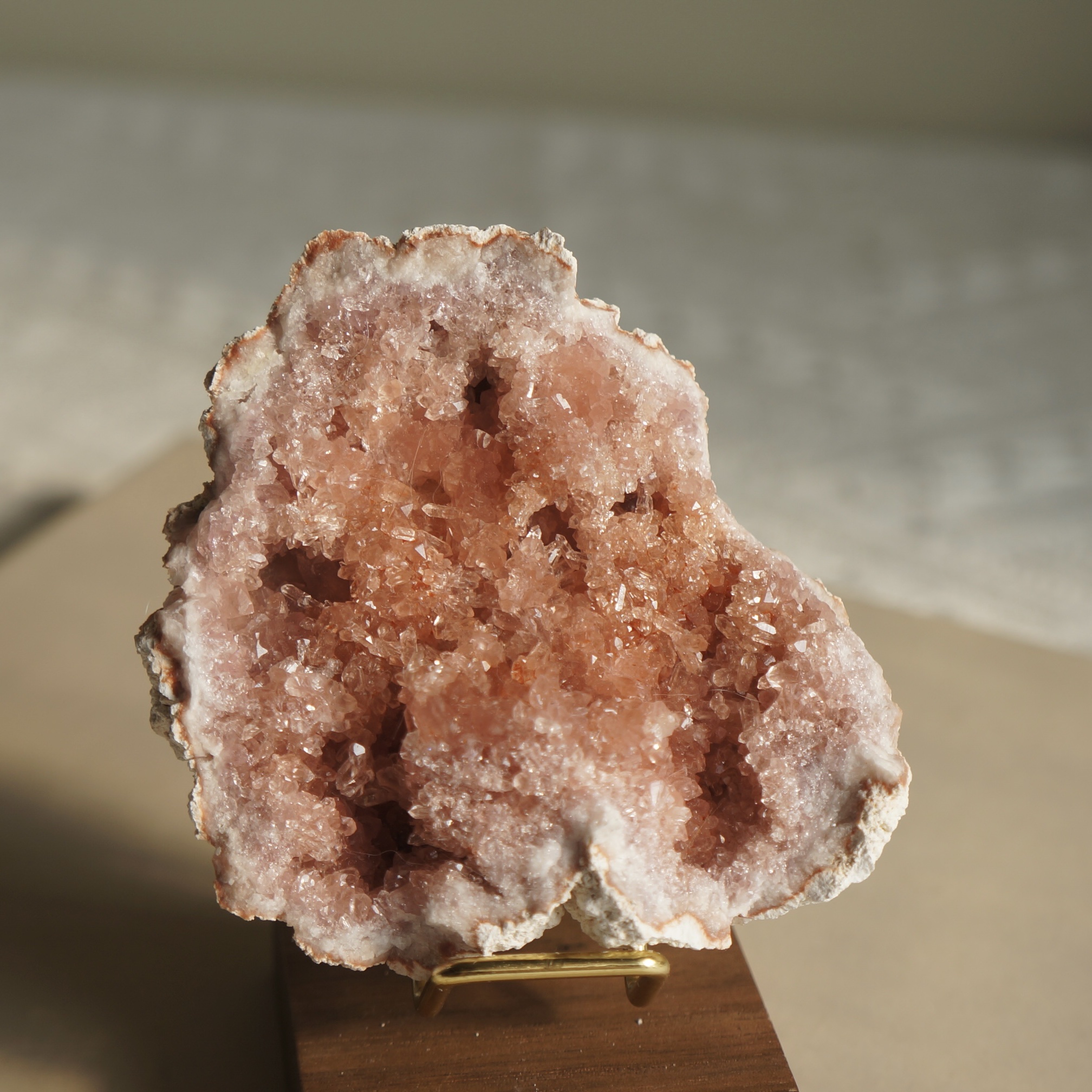 抽象愛心 阿根廷粉晶洞:圖片 2