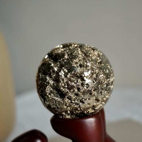 豐盛閃耀 秘魯黃鐵礦球