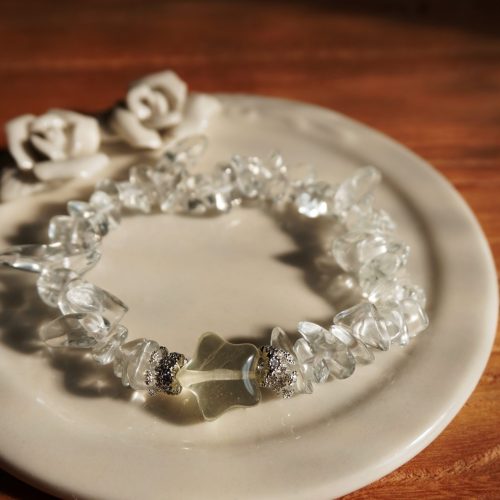 Alternative view of 與眾不同的你 星星白水晶手串🌟